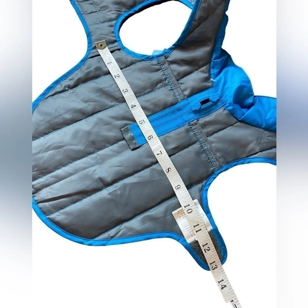 RCPETS Status Dog Puffer Jacket CYAN Blue Size XS NWT